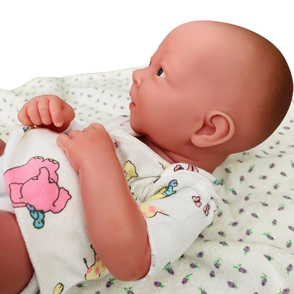 Berenguer 14” Baby Girl Doll Anatomically Correct Realistic Newborn Vinyl 22-07 - Picture 9 of 15